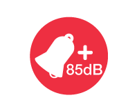 Extra loud ringer (+85dB)